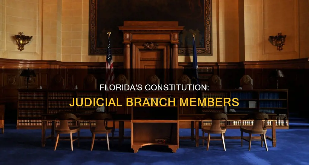 who are included in judicial branch in florida constitution