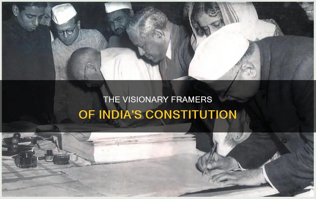 who are the framers of indian constitution