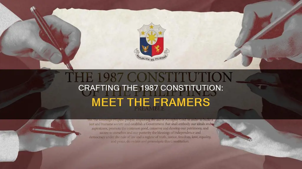 who are the framers of the 1987 constitution