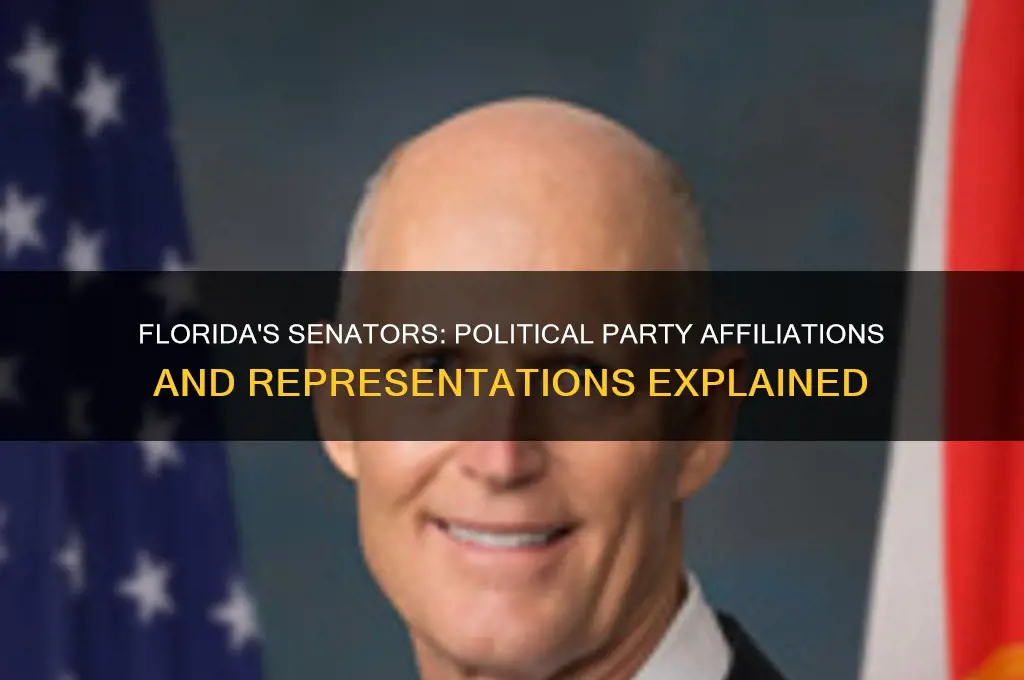 who are the senators from florida with political party