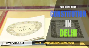 Who Set Fire to India's Constitution in Delhi?