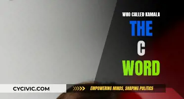 Kamala's C-Word Caller: Who Was It?