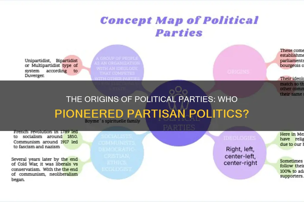 who came up with political parties