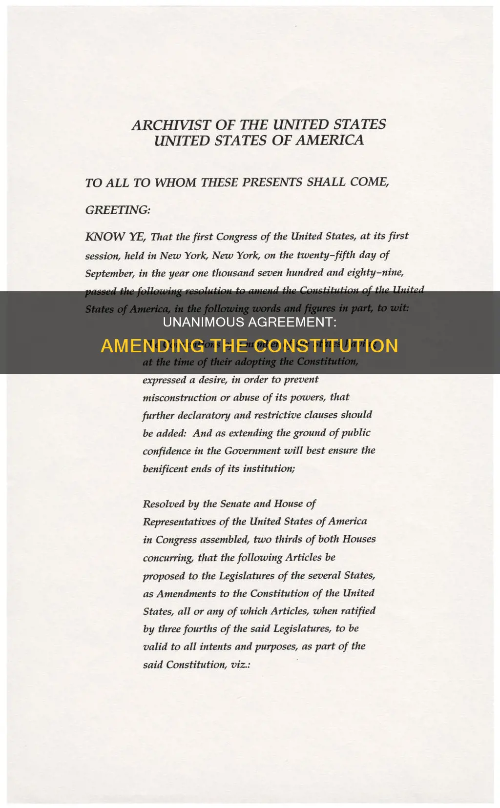 who can amend the constitution if 3 4 agree