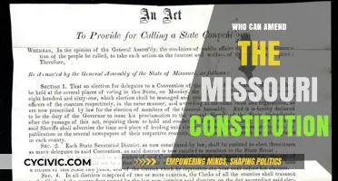 Missouri Constitution: Who Can Make Amendments?