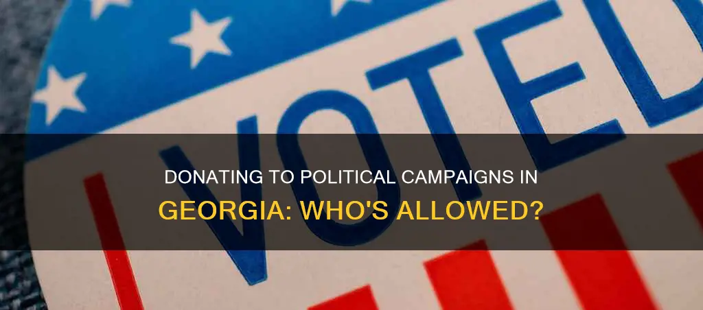 who can donate to political campaigns in georgia