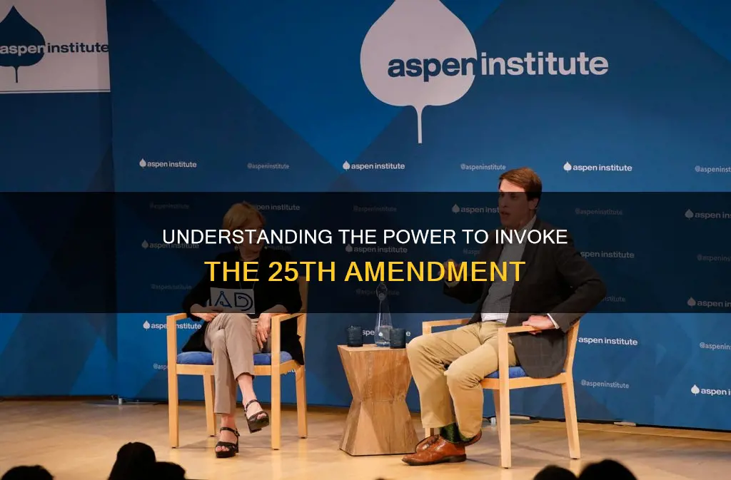 who can invoke the 25th amendment of the constitution