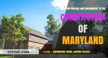 Who Can Propose Amendments to Maryland's Constitution?