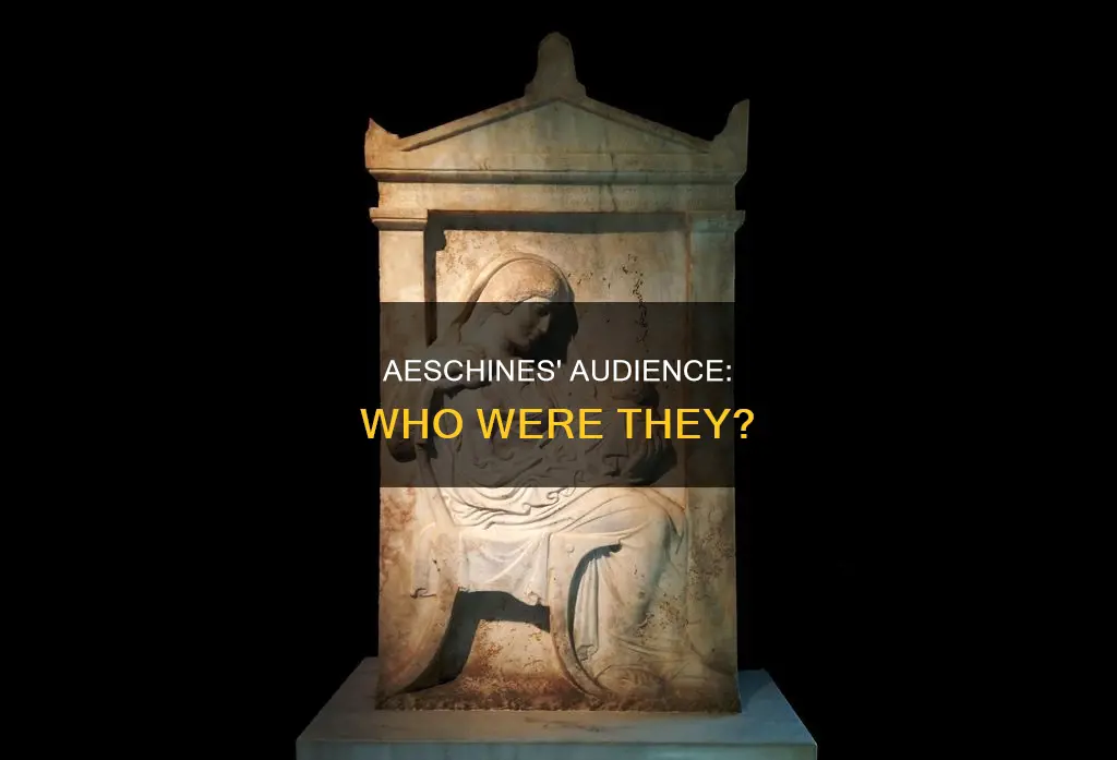 who constituted the audience in aeschines against timarchus