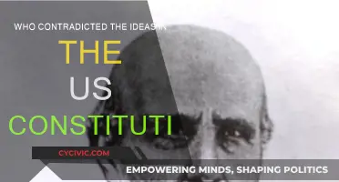 The US Constitution: Contradictory Ideas and Their Opponents