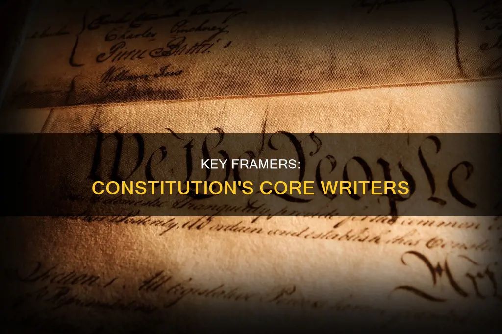 who contributed most to the writing of the constitution