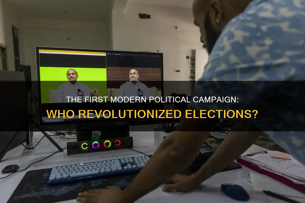 who created first modern political campaign
