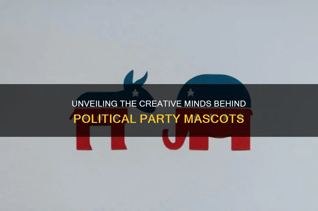 who created mascots for political parties