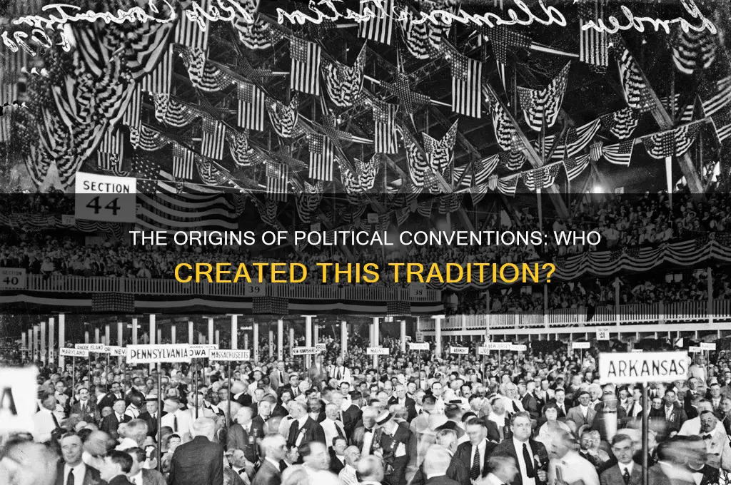 who created the political convention