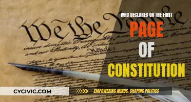 The First Page of the Constitution: Who is the Declarant?