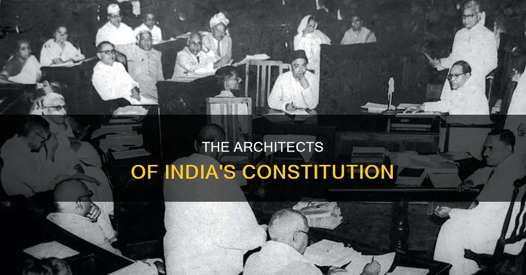 who designed the constitution of india