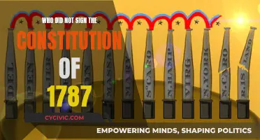 The Constitution of 1787: Who Didn't Sign It?