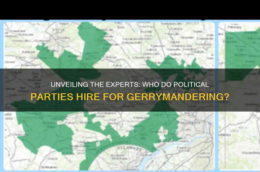 who do political parties hire to gerrymander