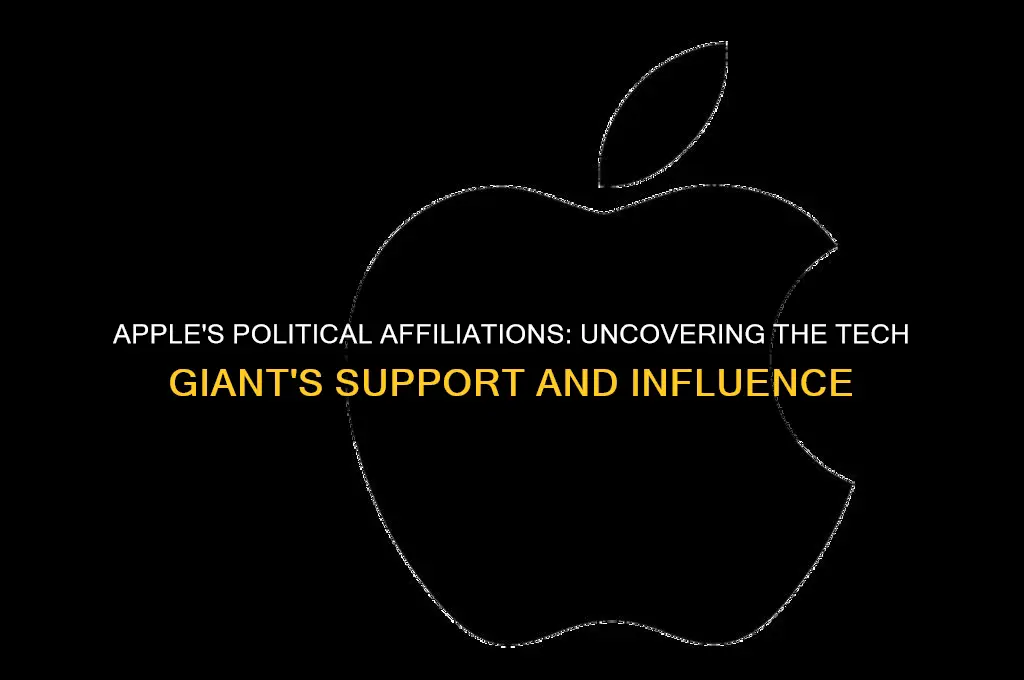 who does apple support politically
