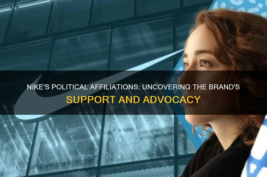 who does nike support politically