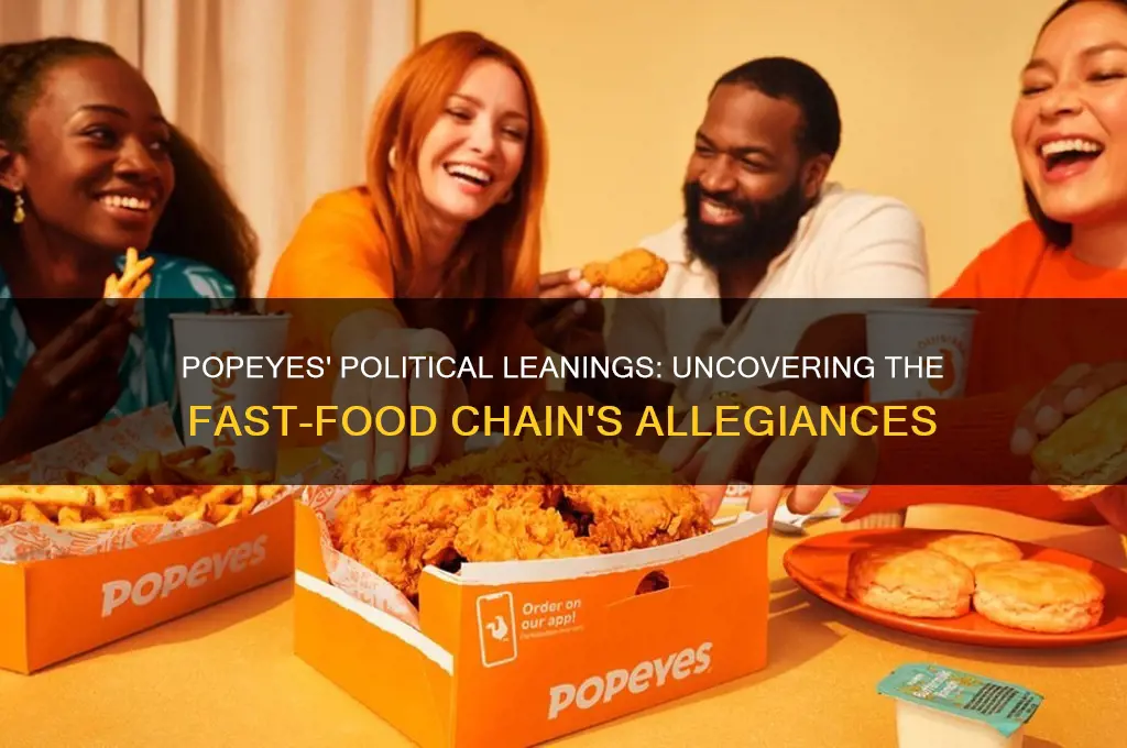 who does popeyes support politically