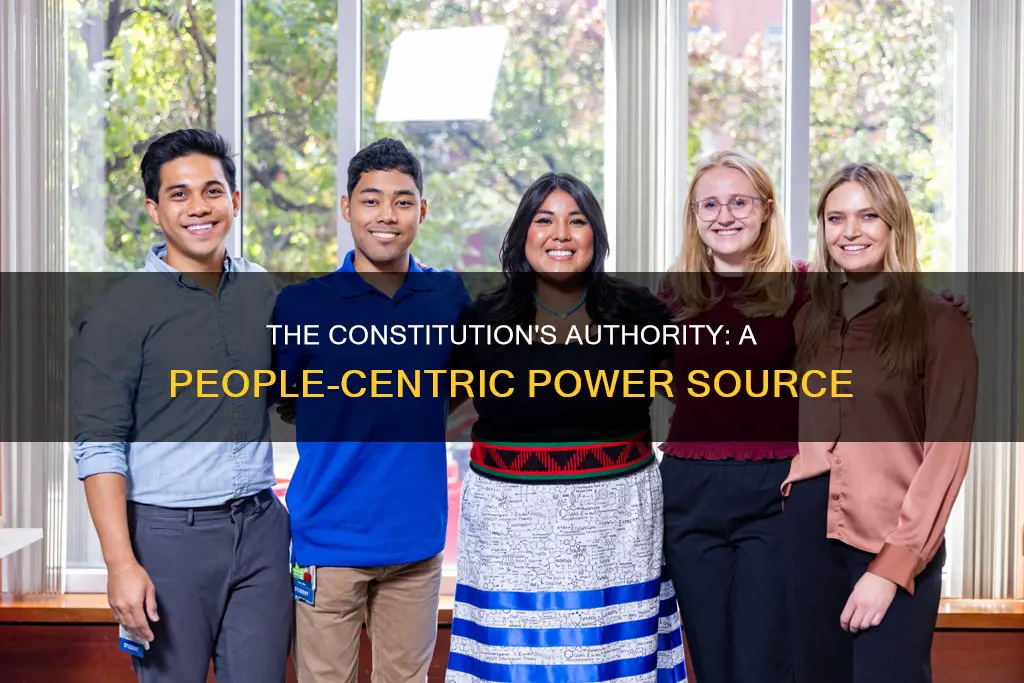 who does the constitution get its authority from