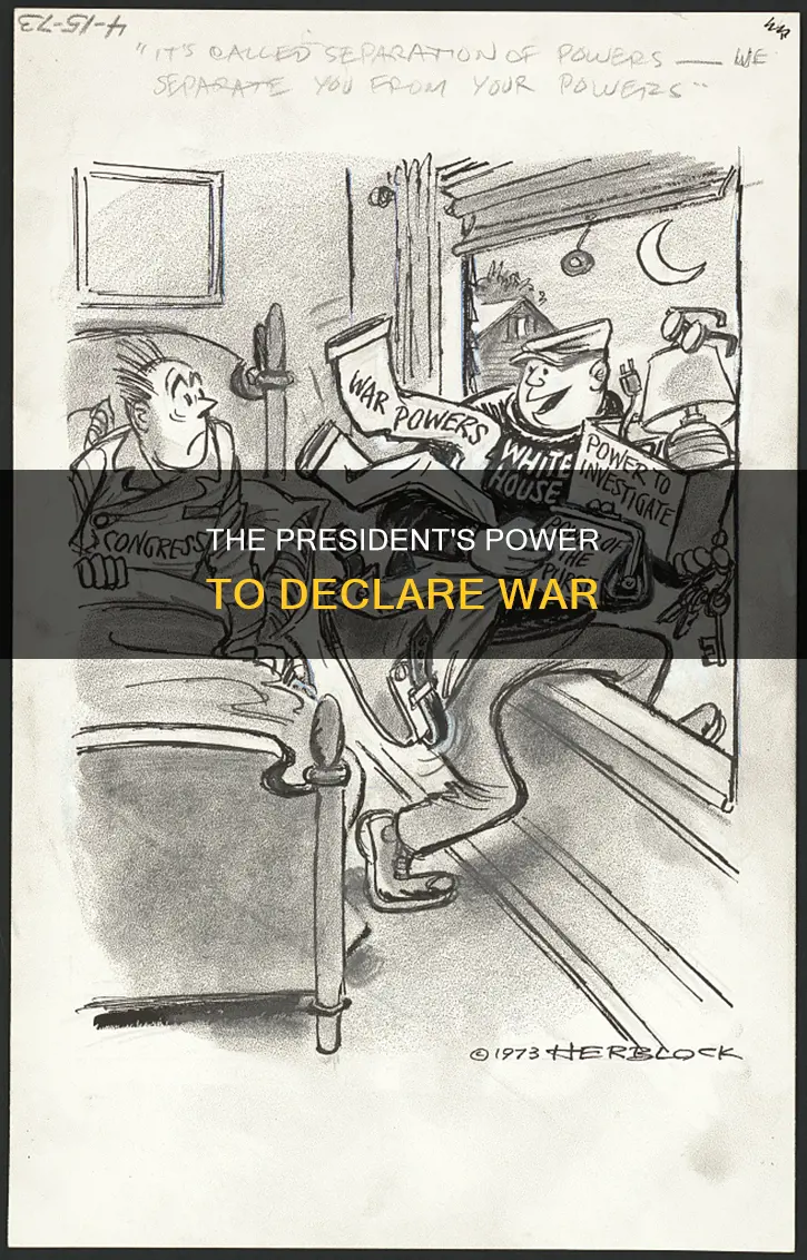 who does the constitution give power to declare was