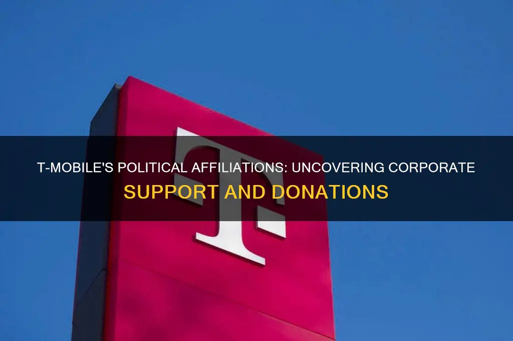 who does tmobile support politically