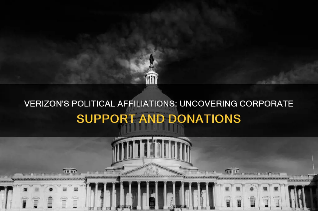 who does verizon support politically