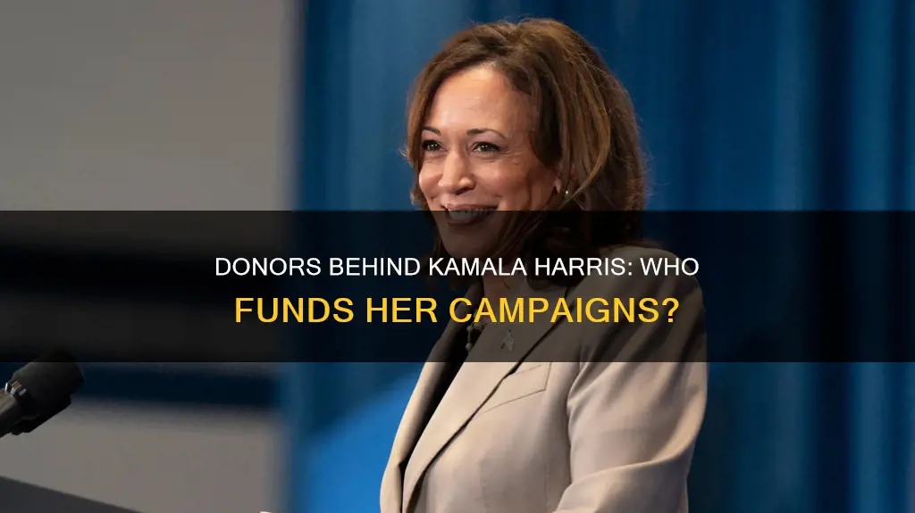 who donated to kamala harris