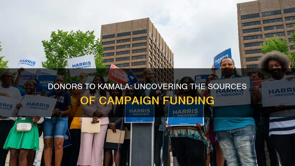 who donated to kamala