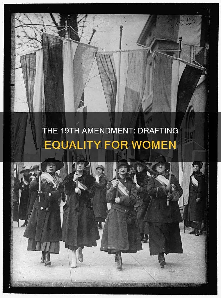who drafted the 19th amendment to the constitution