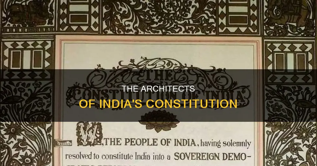 who drafted the constitution of india