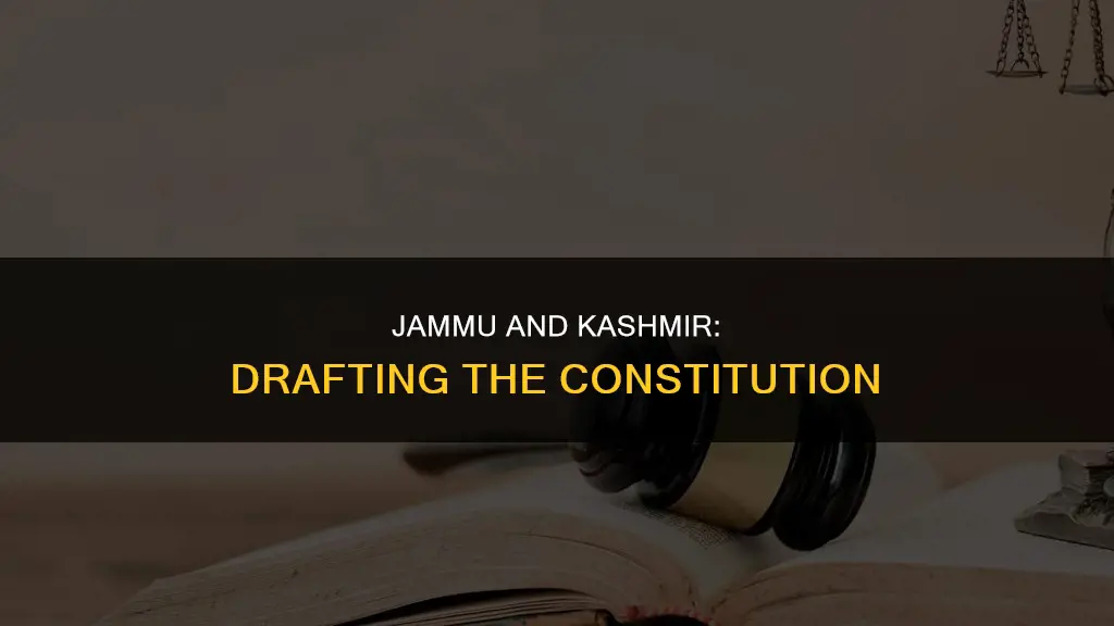 who drafted the constitution of jammu and kashmir