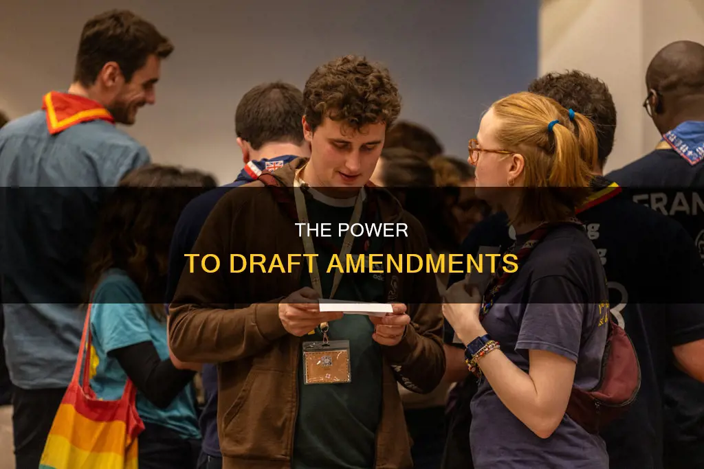 who drafts constitutional amendments