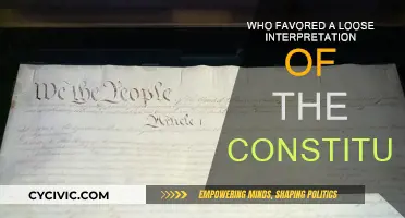 Loose Constitution Interpreters: Who Favored This?