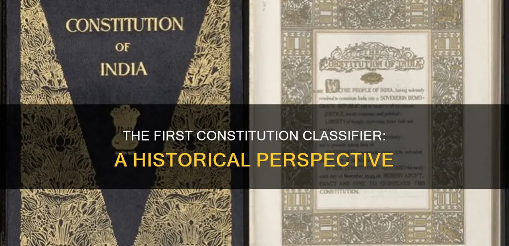 who first classified constitution