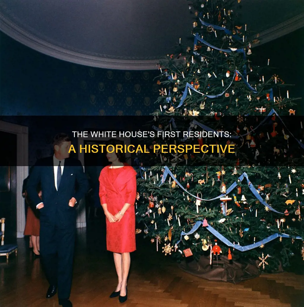 who first lived in the white house