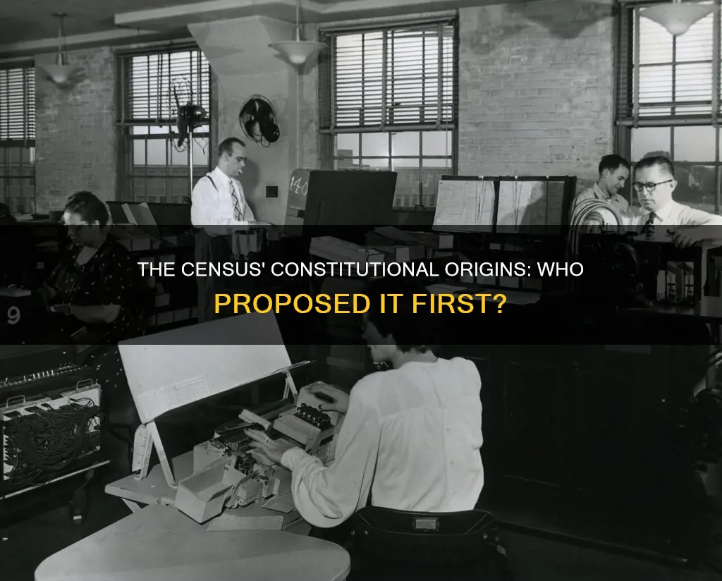 who first proposed us census for constitution