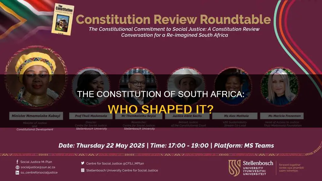 who formed the constitution of new democratic south africa