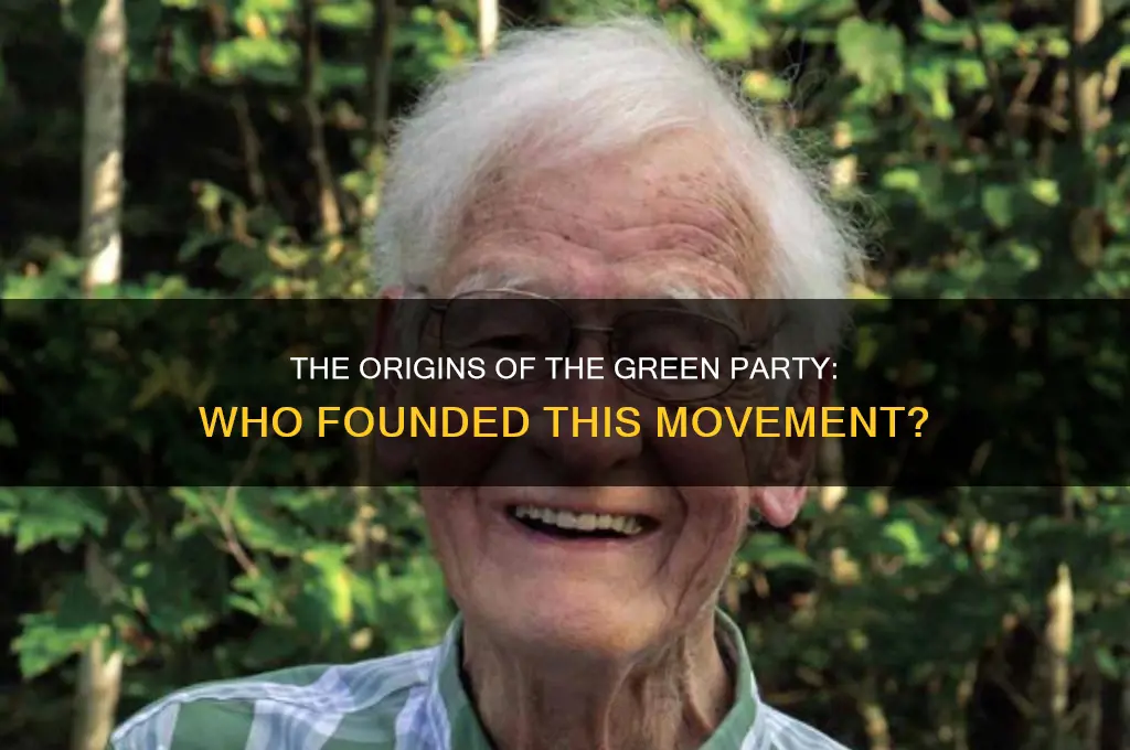 who founded the green political party