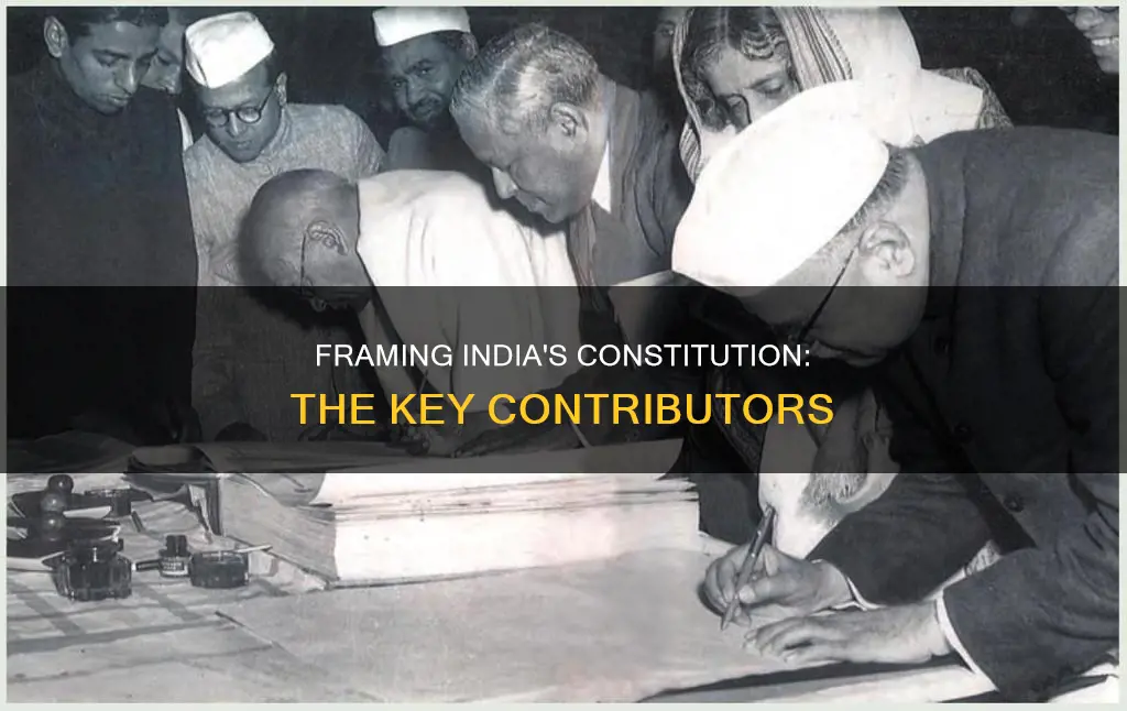 who framed the constitution of india and how brainly