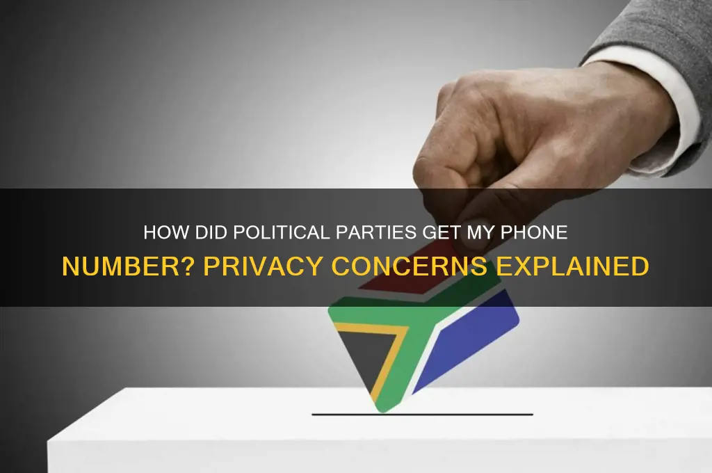 who gave my phone number to political party