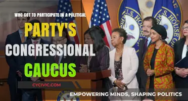 Who Participates in a Political Party's Congressional Caucus?