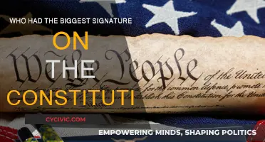 The Constitution's Most Notable Signature: A Historic Standout