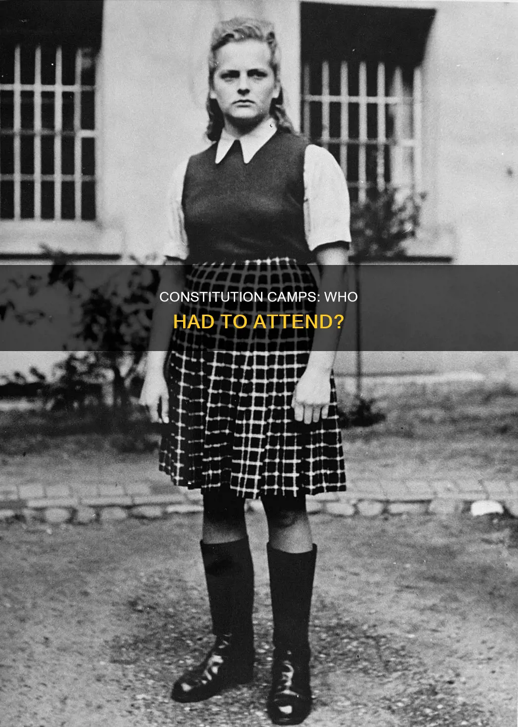 who had to go in the constitution camps