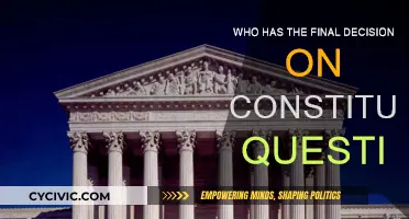 The Supreme Court: Final Say on Constitutional Questions