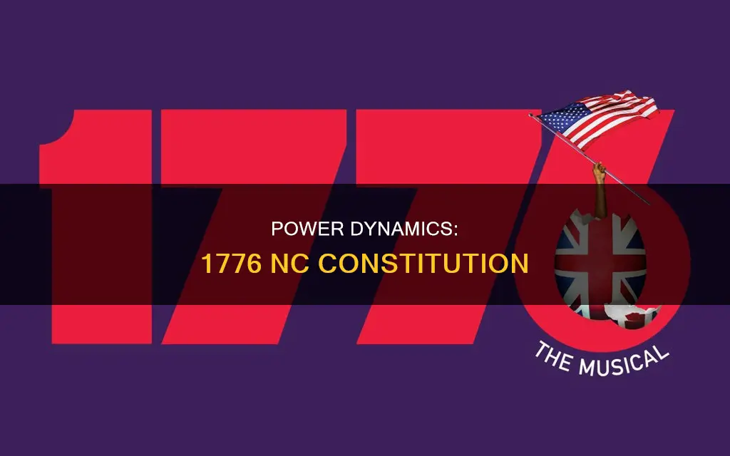 who has the most power 1776 nc constitution