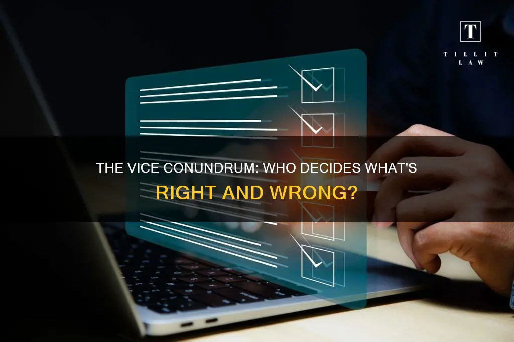 who has the responsibility to determine the vice