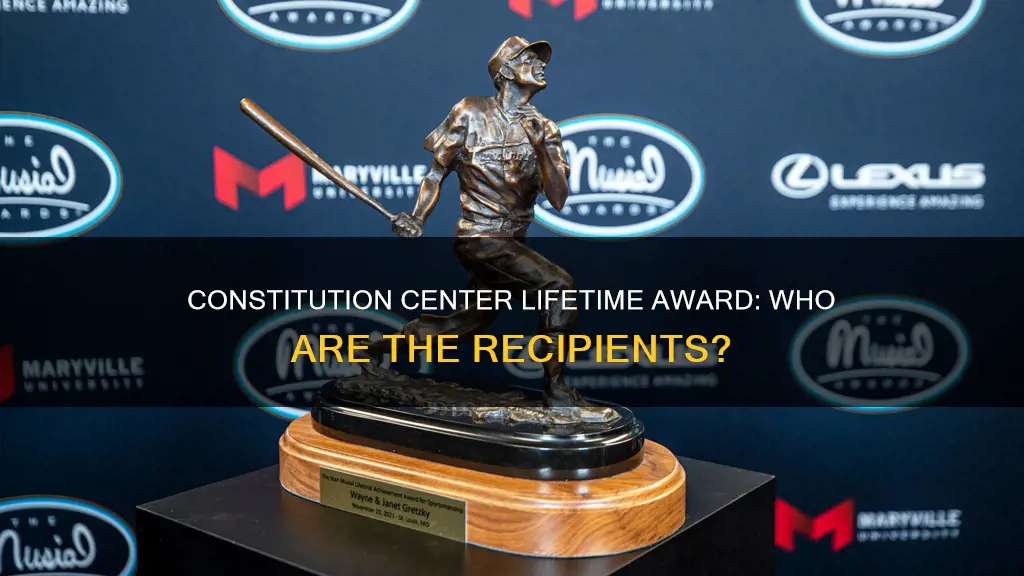 who has won the national constitution center lifetime achievement award